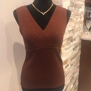 Anna Rossi Couture shimmer dressy tank s/m